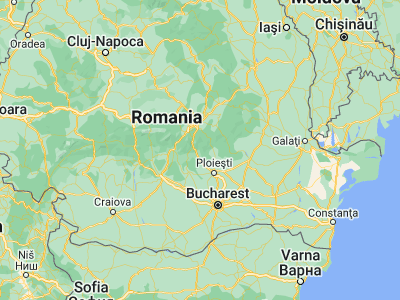 Map showing location of Secăria (45.28333, 25.68333)