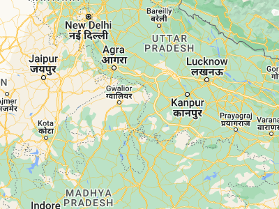 Map showing location of Seondha (26.15422, 78.7812)