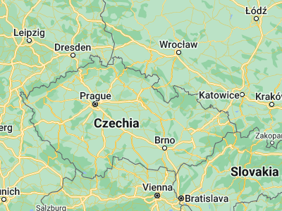 Map showing location of Sezemice (50.06651, 15.8527)