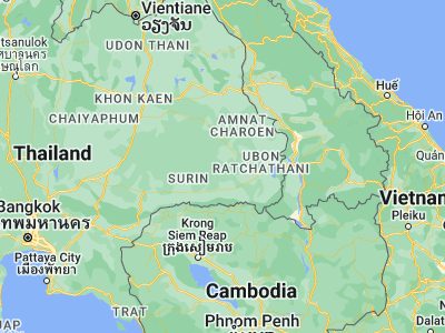 Map showing location of Si Sa Ket (15.11481, 104.32938)