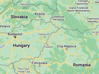 Map showing location of Şimian (47.48333, 22.1)