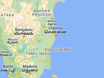 Map showing location of Singapperumālkovil (12.76111, 80.01)