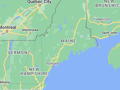 Map showing location of Skowhegan (44.76506, -69.71922)