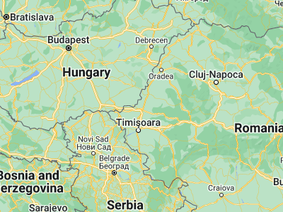 Map showing location of Şofronea (46.26667, 21.3)