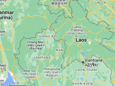 Map showing location of Song Khwae (19.35964, 100.70042)