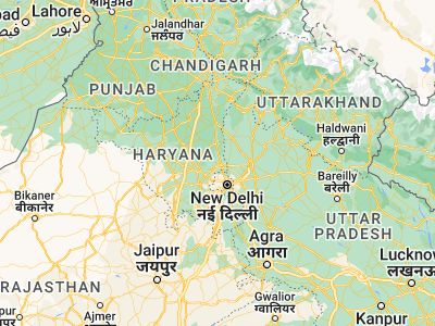 Map showing location of Sonīpat (28.99587, 77.01165)