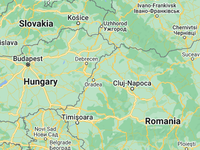 Map showing location of Spinuş (47.2, 22.2)