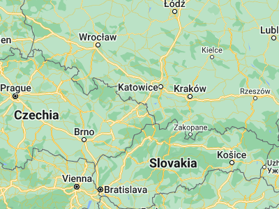 Map showing location of Starý Bohumín (49.9169, 18.33619)