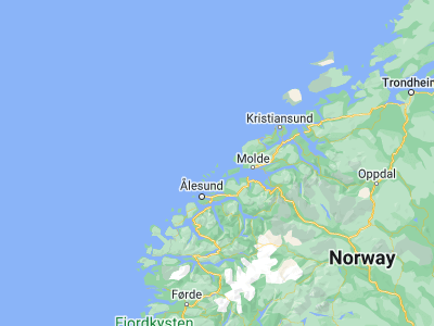 Map showing location of Steinshamn (62.78327, 6.46975)