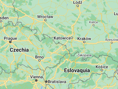 Map showing location of Štěpánkovice (49.95738, 18.03741)