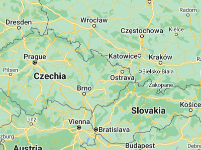 Map showing location of Šternberk (49.73044, 17.29889)