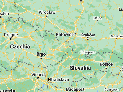 Map showing location of Studénka (49.72342, 18.07853)