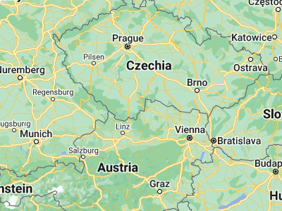 Map showing location of Suchdol nad Lužnicí (48.89, 14.8772)