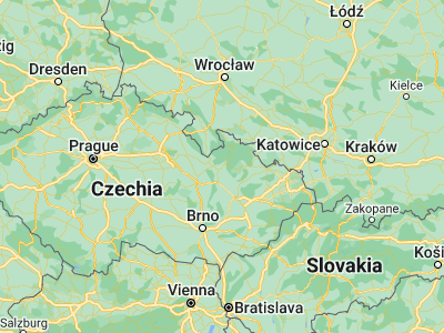 Map showing location of Šumperk (49.96528, 16.97061)