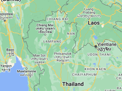 Map showing location of Sung Men (18.0494, 100.11457)