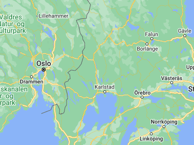 Map showing location of Sunne (59.83764, 13.14302)