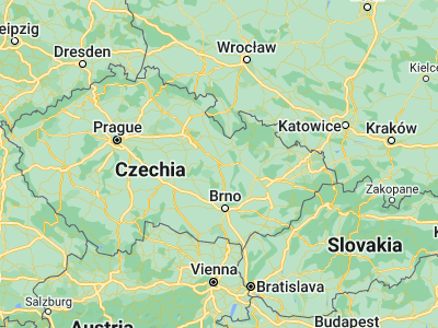 Map showing location of Svitavy (49.75594, 16.46829)