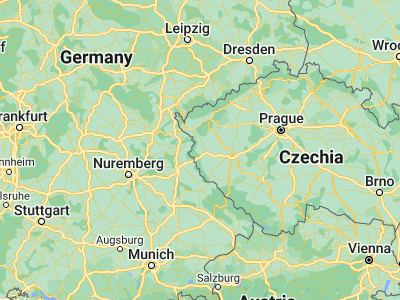 Map showing location of Tachov (49.79528, 12.63365)