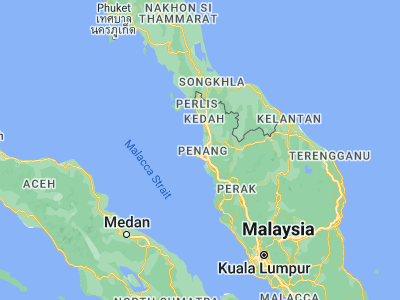 Map showing location of Tanjung Tokong (5.46061, 100.30742)