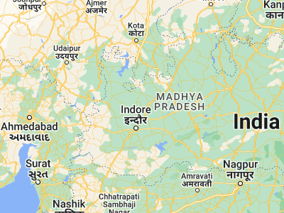 Map showing location of Tarāna (23.33508, 76.04156)