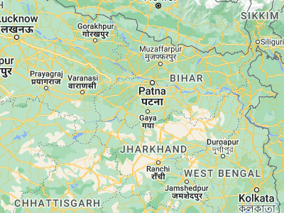 Map showing location of Tekāri (24.94216, 84.843)