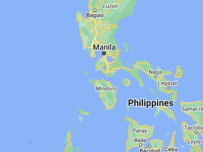 Map showing location of Tingloy (13.66091, 120.8711)