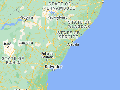 Map showing location of Tobias Barreto (-11.18389, -37.99833)