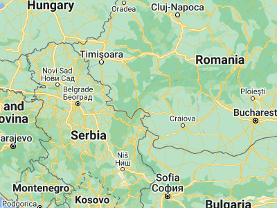 Map showing location of Topleţ (44.79722, 22.39444)