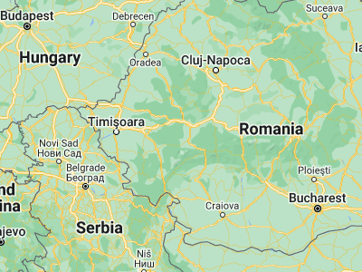 Map showing location of Topliţa (45.68333, 22.78333)