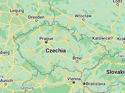 Map showing location of Třemošnice (49.86912, 15.58002)