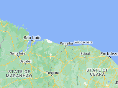 Map showing location of Tutóia (-2.76194, -42.27444)