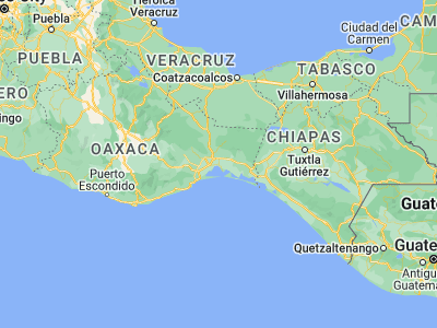 Map showing location of Unión Hidalgo (16.4723, -94.82952)
