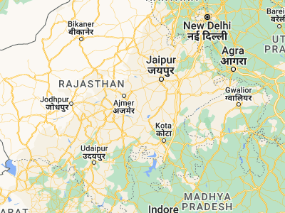 Map showing location of Uniyāra Khurd (26.15316, 75.21508)