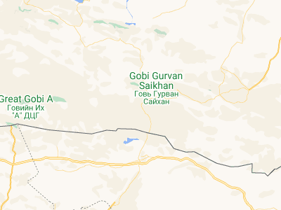 Map showing location of Urt (43.23245, 101.04813)