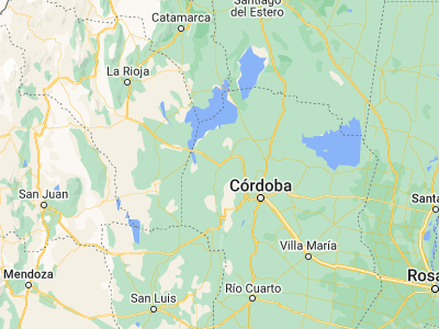 Map showing location of Villa de Soto (-30.85523, -64.99947)