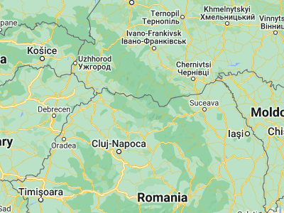 Map showing location of Vişeu de Jos (47.72558, 24.36613)