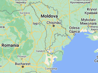 Map showing location of Vişniovca (46.33333, 28.44944)