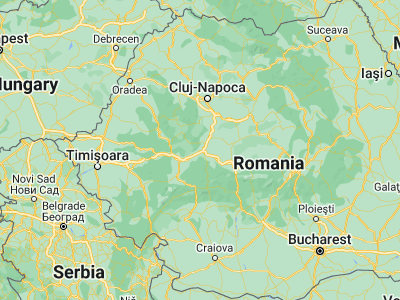 Map showing location of Vurpăr (46, 23.46667)