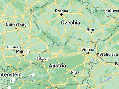 Map showing location of Vyšší Brod (48.61598, 14.31183)