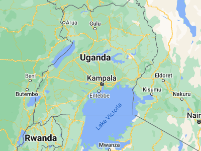 Map showing location of Wobulenzi (0.72833, 32.51222)