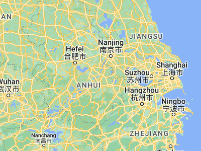 Map showing location of Wuhu (31.33728, 118.37351)