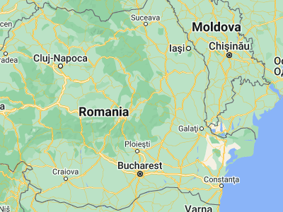 Map showing location of Zăbala (45.9, 26.18333)