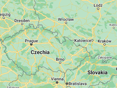 Map showing location of Žamberk (50.08601, 16.46738)