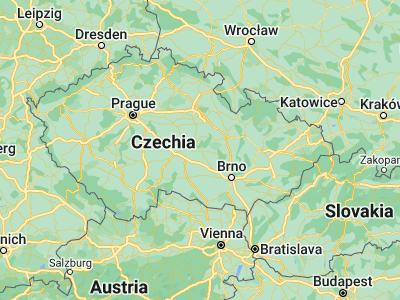 Map showing location of Žďár nad Sázavou Druhy (49.58726, 15.93216)