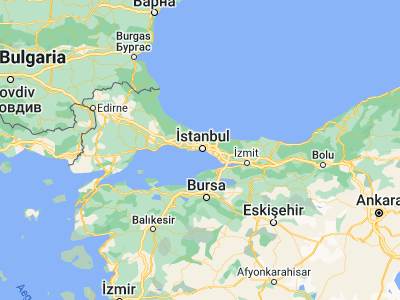 Map showing location of Zeytinburnu (40.99441, 28.90417)