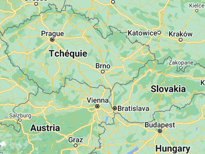 Map showing location of Židlochovice (49.03952, 16.61881)