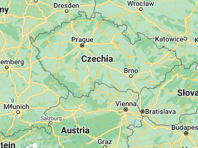 Map showing location of Žirovnice (49.25318, 15.18824)